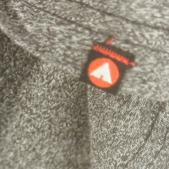 Airwalk Men's X-Large Long Sleeve Hoodie Henley Pullover Gray Black Colorblock‎ - Picture 7 of 7